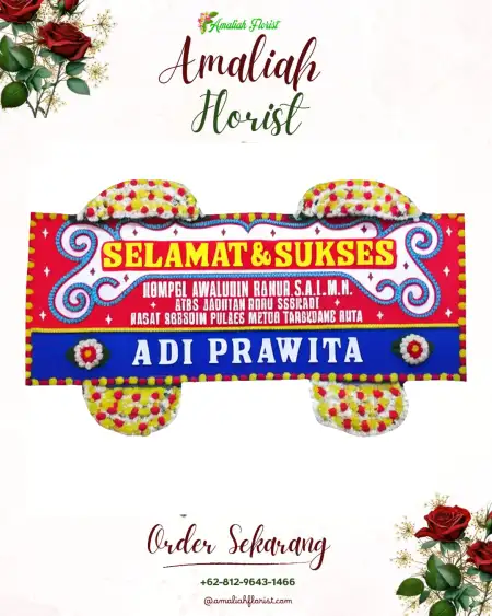 Papan Bunga Ucapan Selamat Ngembatpadas